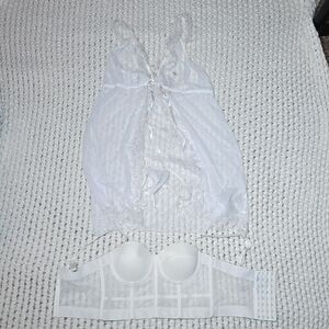 AvidLove Bralette And Lace Lingerie Set